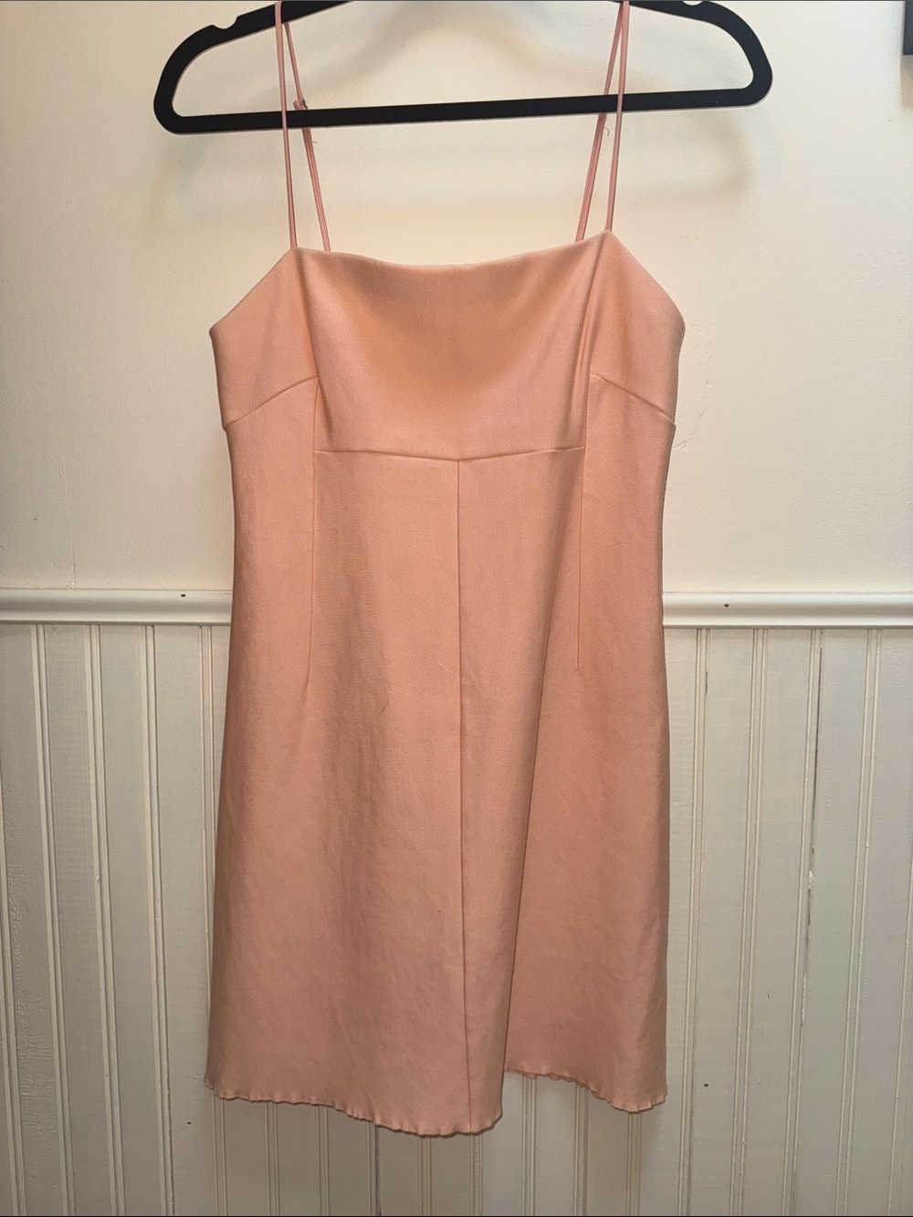 silence + noise Blush Pink Spaghetti Strap Mini Dress